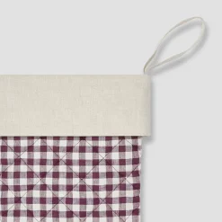 Berry Gingham Christmas Stocking