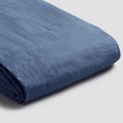 Blueberry 100% Linen Fitted Sheet