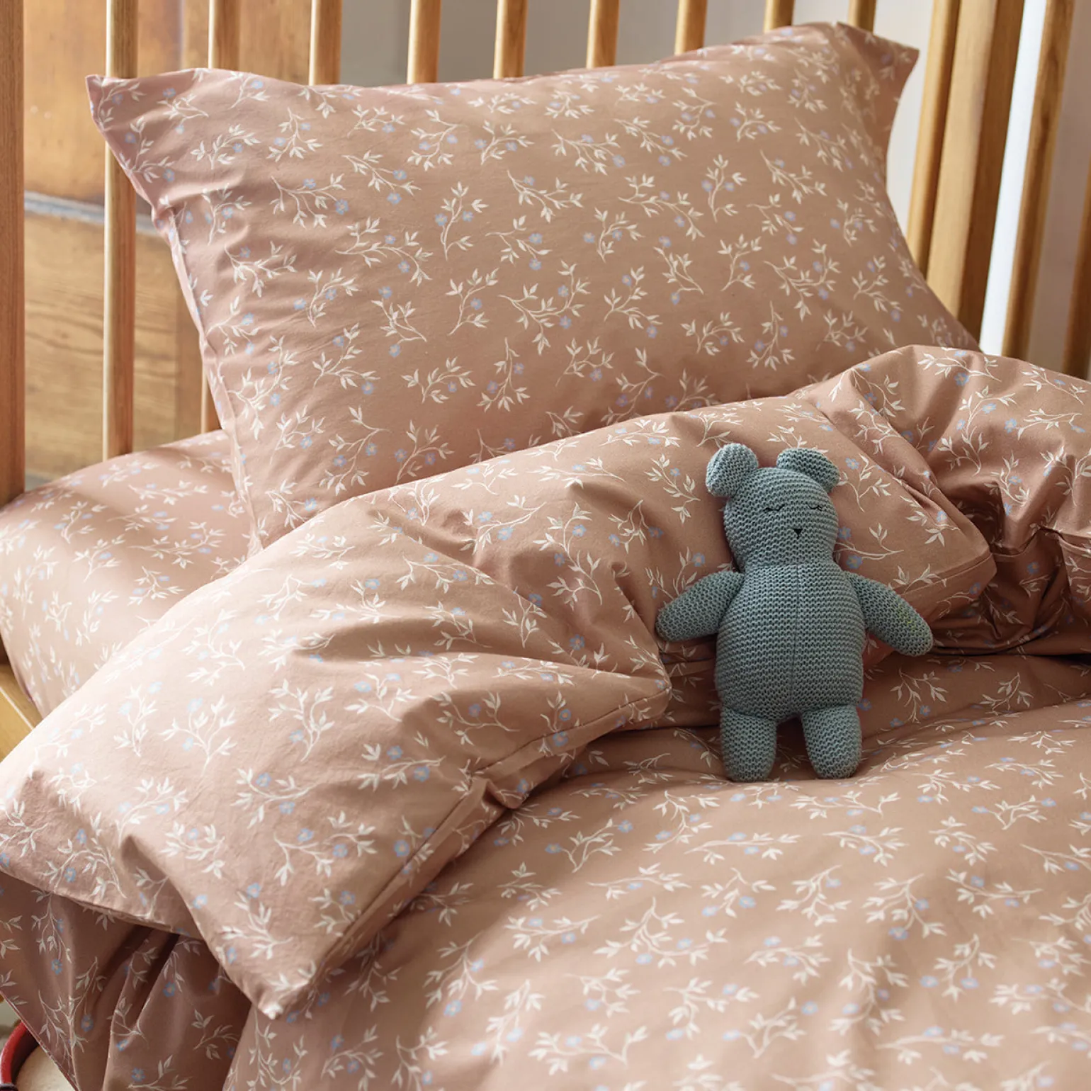 Chestnut Kids Floral Cotton Bedding Set