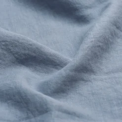 Dusk Blue Linen Blend Flat Sheet