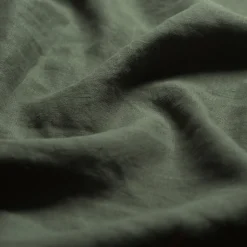 Fern Green 100% Linen Fitted Sheet