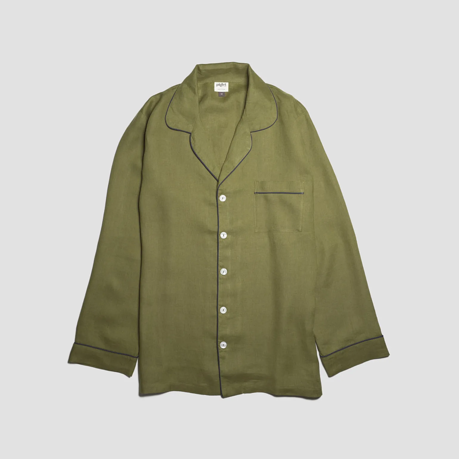 Men's Moss Linen Pajama Set