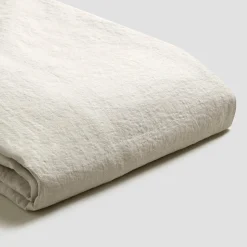 Oatmeal Linen Blend Fitted Sheet