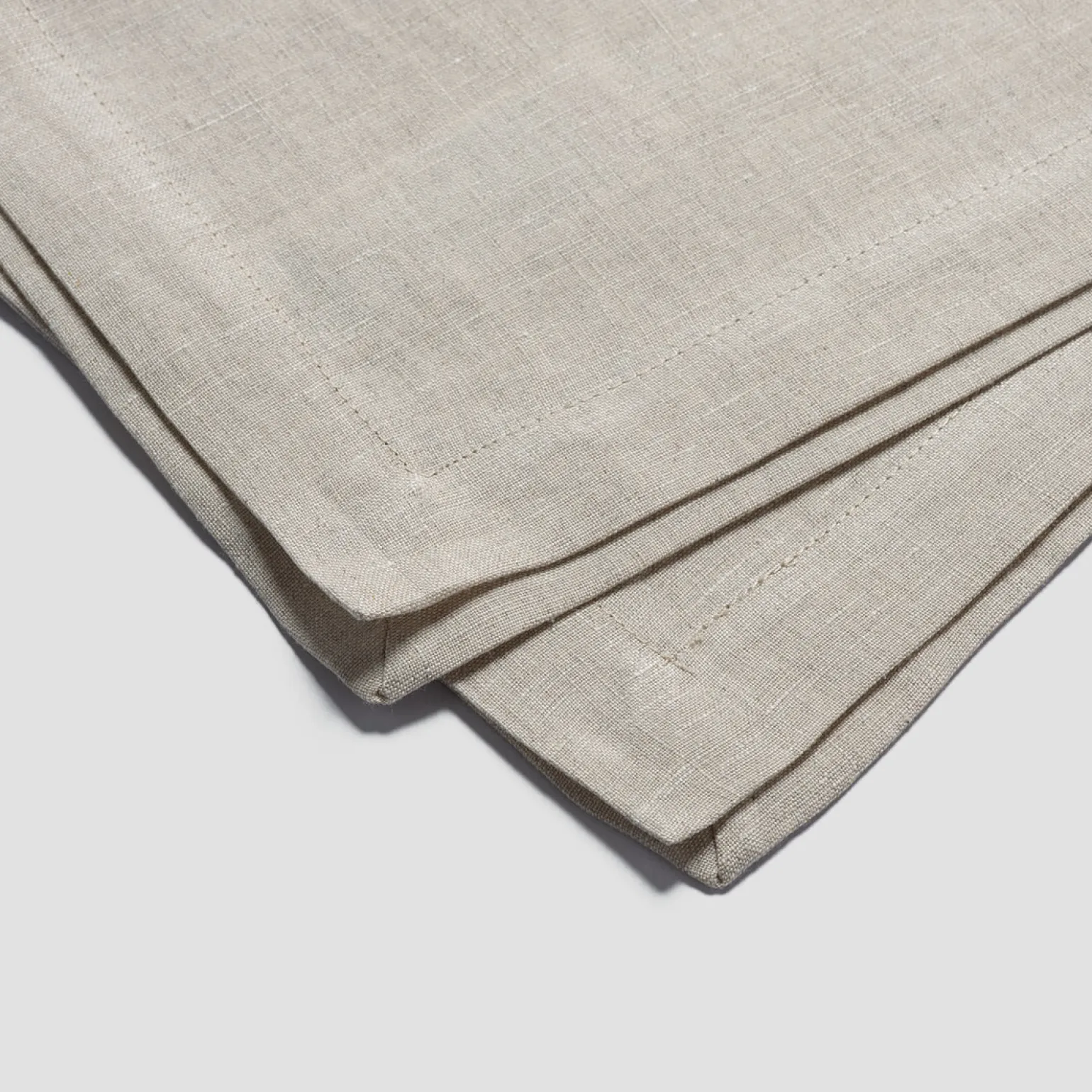 Oatmeal Linen Table Runner