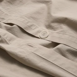 Parchment Washed Cotton Percale Duvet Cover