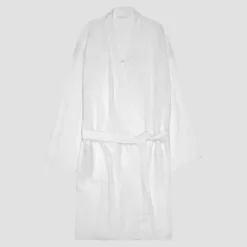 Pearl Linen Robe