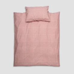 Red Dune Kids Gingham Cotton Bedding Set