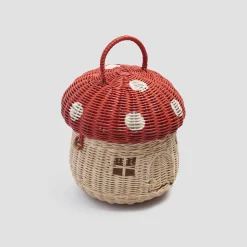 Red Mushroom Basket