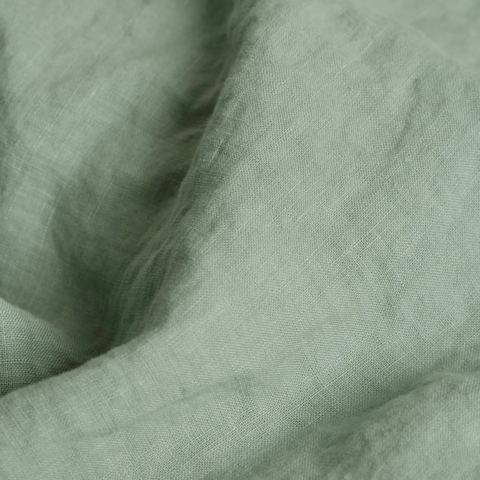 Sage Green Linen Blend Duvet Cover