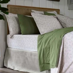 Spring Sprig Cotton Flat Sheet